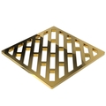 Newport Brass 4" Square Shower Drain in Polished Gold (Pvd) 233-408/24